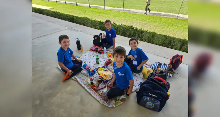 Além dos diversos conhecimentos obtidos pela turma, a proposta foi um momento de descontração e divertimento.