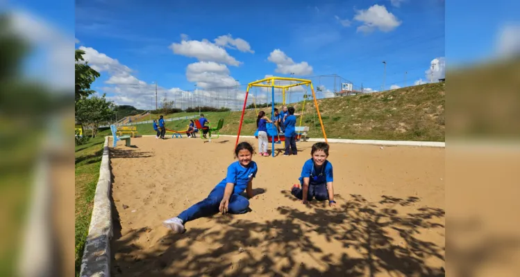 Além dos diversos conhecimentos obtidos pela turma, a proposta foi um momento de descontração e divertimento.