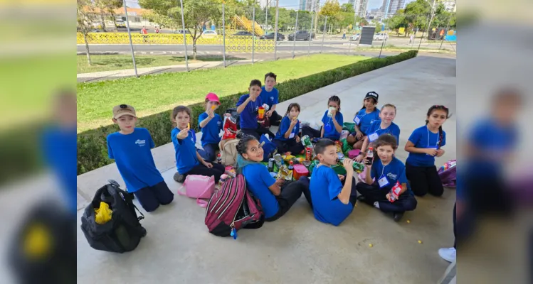 Além dos diversos conhecimentos obtidos pela turma, a proposta foi um momento de descontração e divertimento.