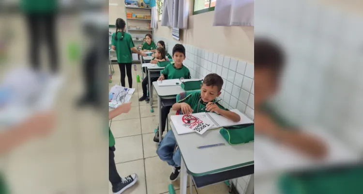 Confira as ações de conscientização e os trabalhos em sala de aula realizados pelos estudantes.