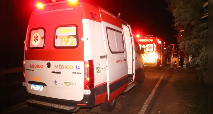 Um acidente na noite dessa sexta-feira (29) mobilizou equipes de socorro e de segurança em Ponta Grossa