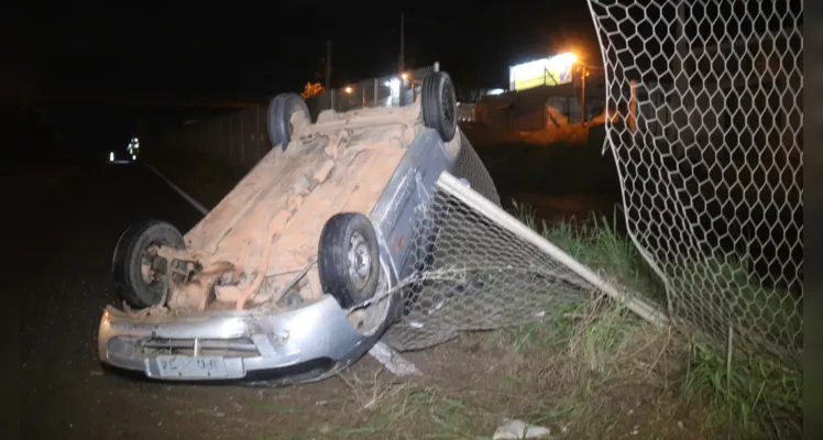 Acidente aconteceu na noite dessa terça-feira (23) 