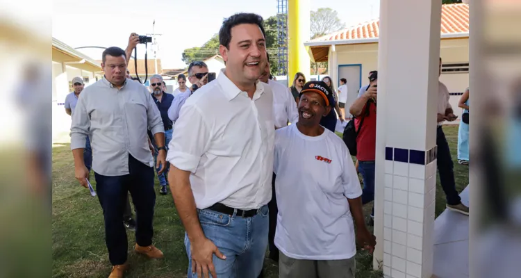 Tibagi, 13 de março de 2024 - O governador Carlos Massa Ratinho Jr. inaugura CMEI e libera R$ 8,7 milhões em recursos para Tibagi.