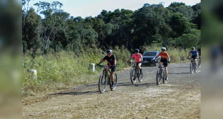 Evento contou com ciclistas do Paraná, Santa Catarina e São Paulo.