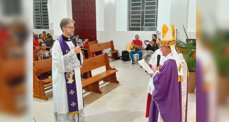 O padre Fábio tomou posse no último dia 3.