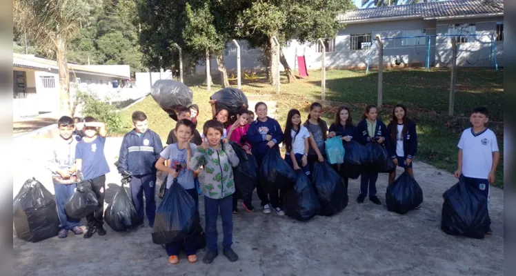 Trabalho, realizado em várias etapas, recompensou ação sustentável dos alunos.