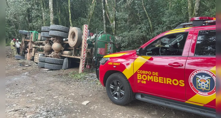 Corpo de Bombeiros (ABTR) foi mobilizado para a ocorrência.