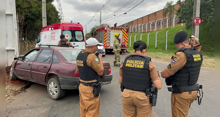 Corpo de Bombeiros (Siate e ABTR), Samu e Polícia Militar foram mobilizados.