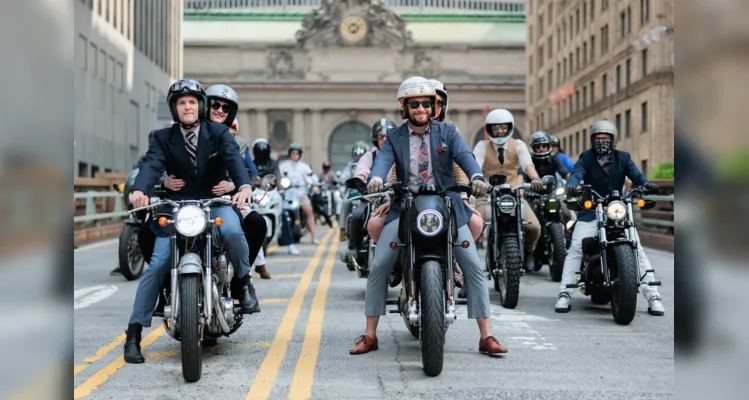 Evento é distinto pelo estilo dos motociclistas