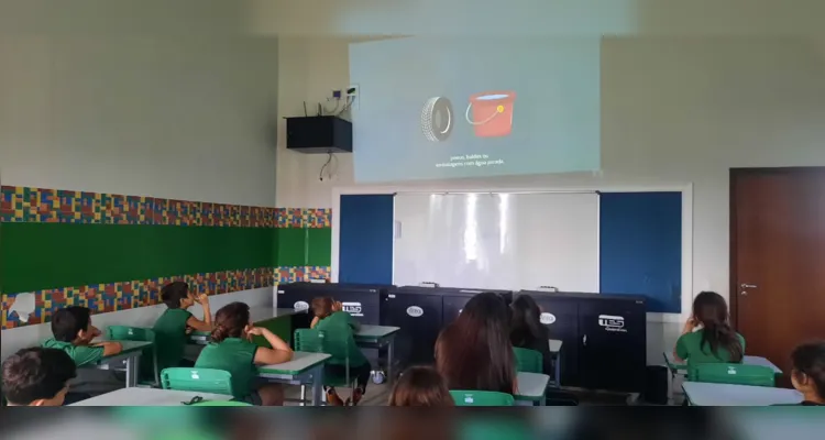 Confira os registros do trabalho com a videoaula e fora da sala de aula.