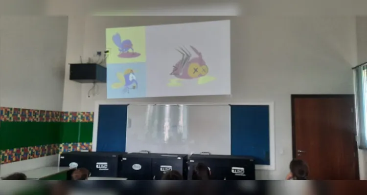 Confira os registros do trabalho com a videoaula e fora da sala de aula.