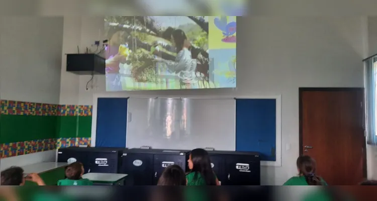 Confira os registros do trabalho com a videoaula e fora da sala de aula.