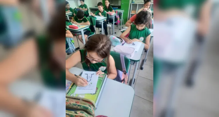 Confira os registros do trabalho com a videoaula e fora da sala de aula.