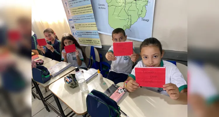 Trabalho teve amplas ações dentro e fora da sala de aula.