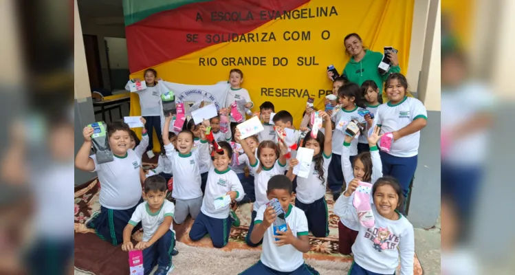 Alunos desenvolveram mensagens de apoio, conforto e empatia.