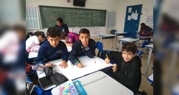 Veja como foi o trabalho em sala de aula.