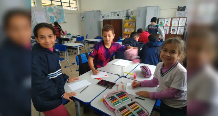 Veja como foi o trabalho em sala de aula.