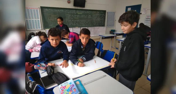 Veja como foi o trabalho em sala de aula.