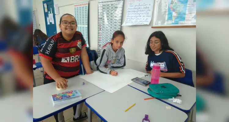 Veja como foi o trabalho em sala de aula.