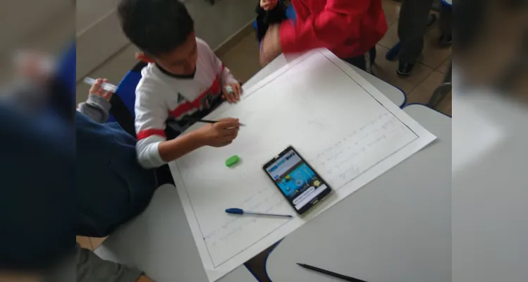 Veja como foi o trabalho em sala de aula.