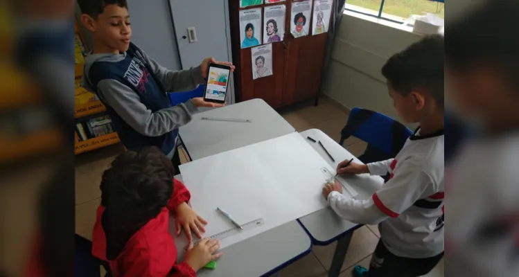 Veja como foi o trabalho em sala de aula.