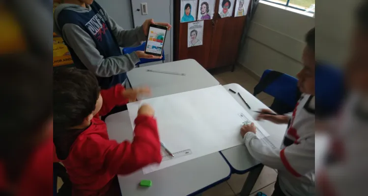 Veja como foi o trabalho em sala de aula.