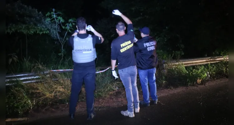 Polícia Militar e Polícia Científica estiveram no local.