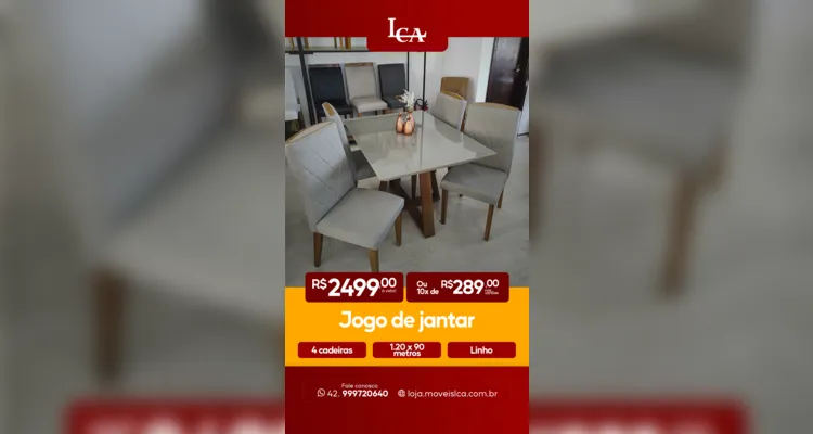 Promoções na loja variam entre 20% e 40% em produtos à pronta entrega