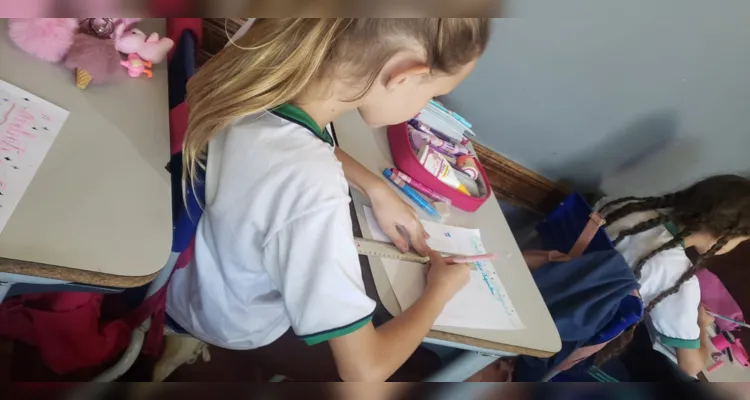 Trabalho teve amplas ações por parte dos educandos em sala de aula.