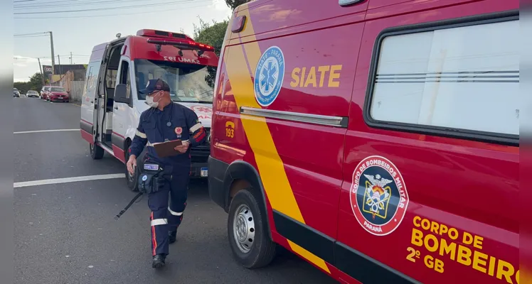 Equipes do Samu e Siate foram acionadas para prestar atendimento