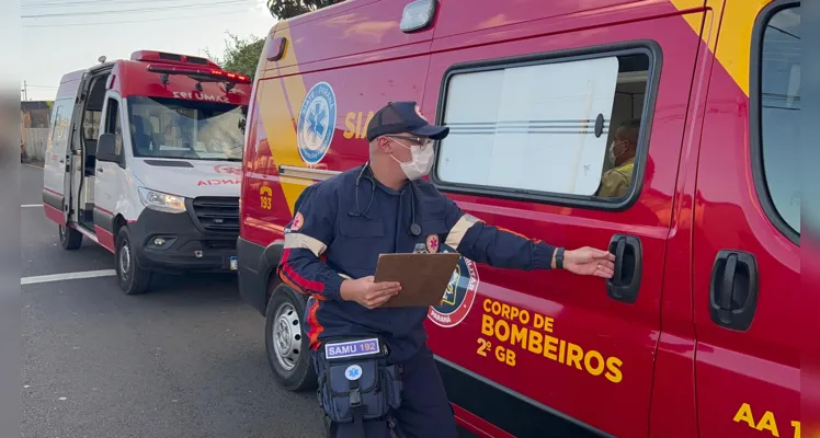 Equipes do Samu e Siate foram acionadas para prestar atendimento