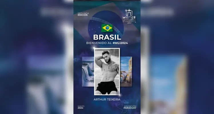 Modelo de Castro representa o Brasil no Mister América Latina