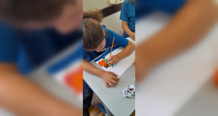 As atividades estimularam os alunos a unirem as suas histórias favoritas com a liberdade criativa que os desenhos oferecem.