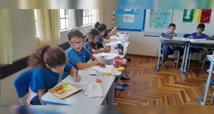 As atividades estimularam os alunos a unirem as suas histórias favoritas com a liberdade criativa que os desenhos oferecem.