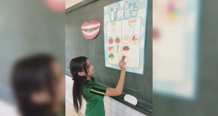 Temática teve vários momentos dentro e fora da sala de aula para contribuir no estudo da saúde bucal.