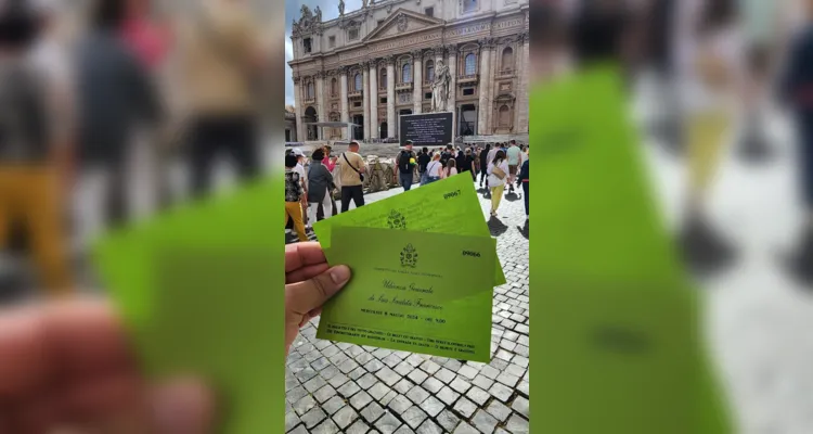 Casal de PG recebe bênção matrimonial do Papa Francisco