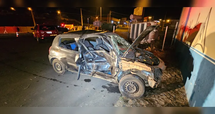 Acidente aconteceu na noite dessa terça-feira (11)