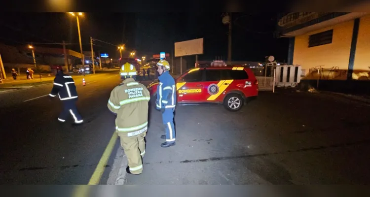 Acidente aconteceu na noite dessa terça-feira (11)