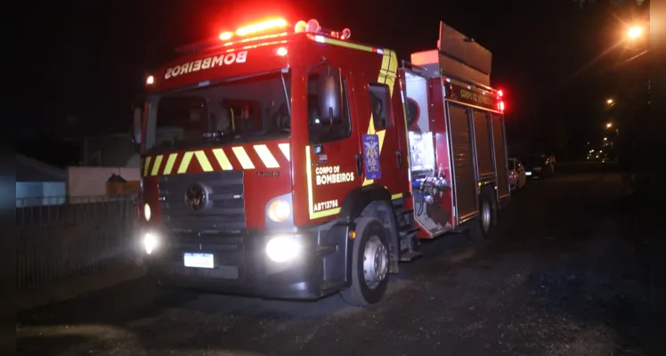 Corpo de Bombeiros foi acionado na noite dessa sexta-feira (28), no bairro Boa Vista