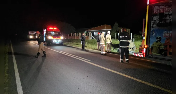 Acidente aconteceu na noite desse domingo (09)