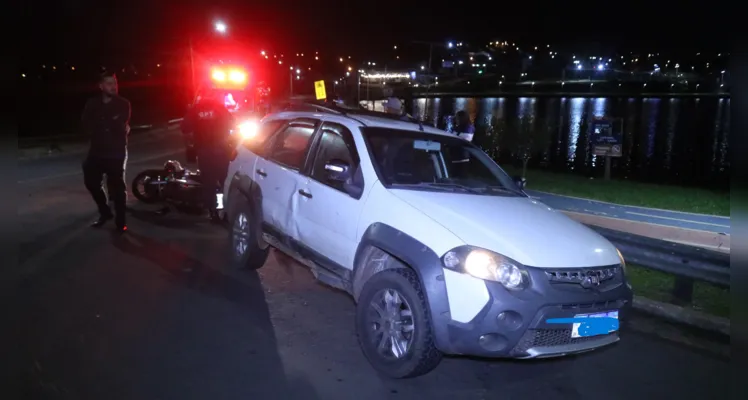 Acidente aconteceu na noite dessa terça-feira (21)