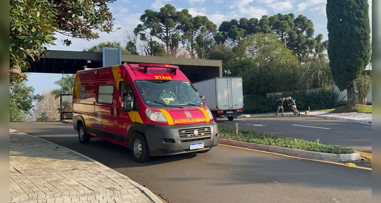 Idoso teria caído do andaime na manhã desta quarta-feira (26