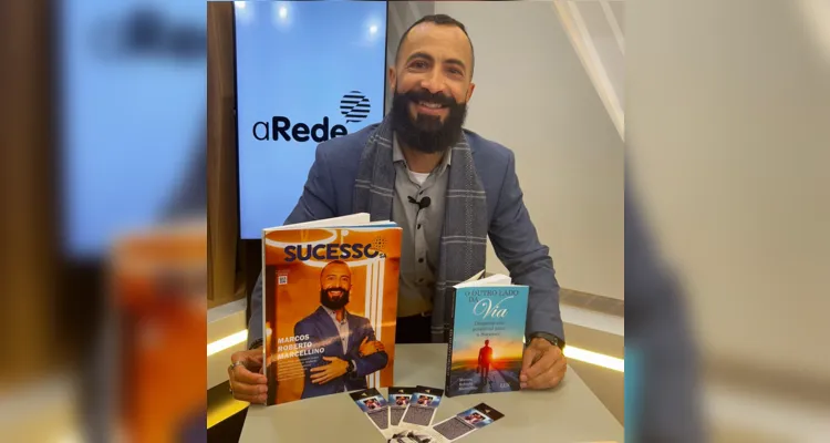 Mentor de carreira, Marcos Roberto Marcellino lança, nesta quinta-feira (15), livro que aborda o caminho para o sucesso profissional e pessoal