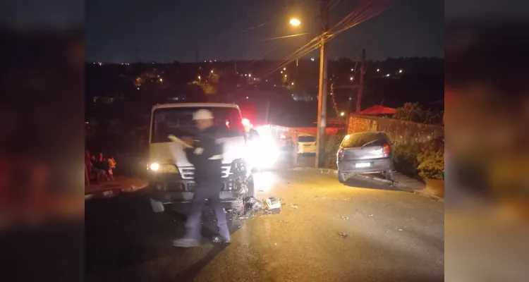 Acidente aconteceu na noite dessa sexta-feira (23)