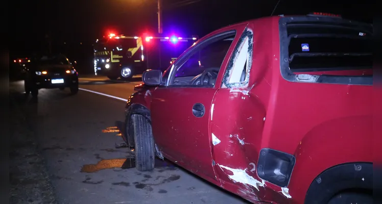 Acidente aconteceu na madrugada desta quarta-feira (18)