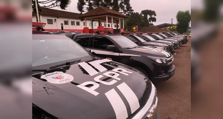 Policiais são mobilizados para ação contra tráfico de drogas em Arapoti