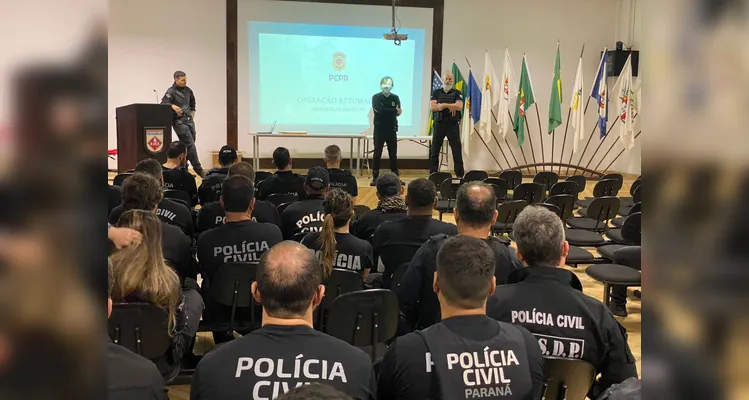 Policiais são mobilizados para ação contra tráfico de drogas em Arapoti