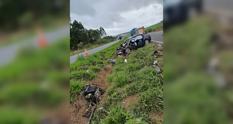 Acidente mata duas mulheres na BR-376 em Ponta Grossa