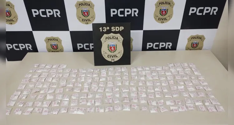 Polícia Civil apreendeu 200 papelotes de cocaína