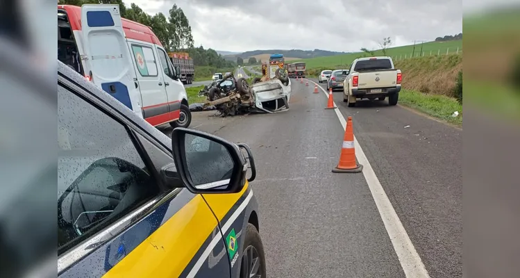 Acidente mata duas mulheres na BR-376 em Ponta Grossa